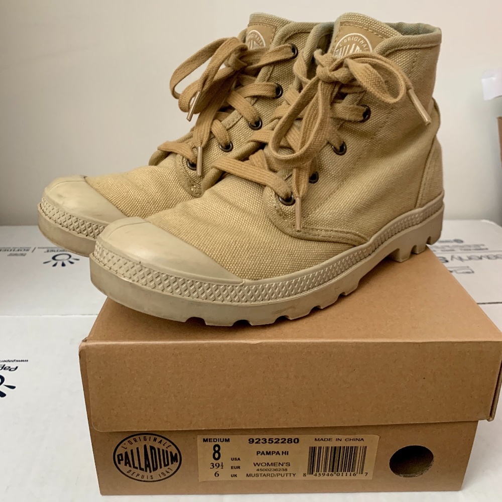 Palladium Pampa Hi Women's Canvas Combat Boots